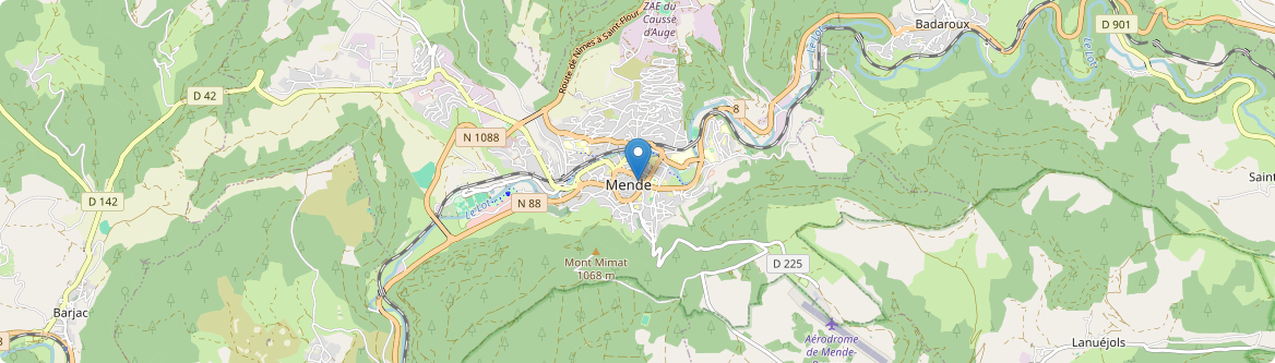 Mende - Carte