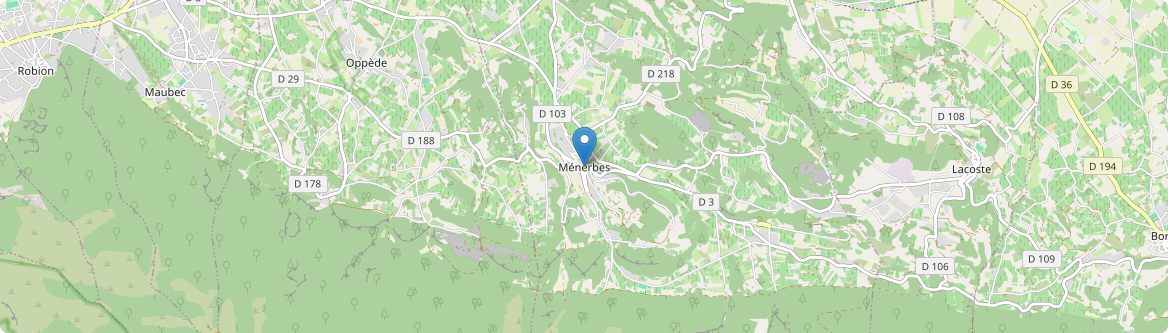 Ménerbes - Carte