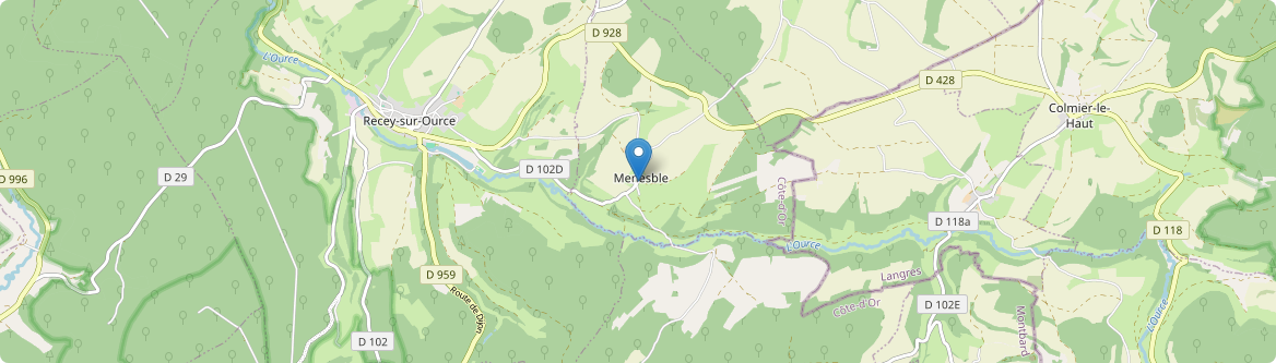 Menesble - Carte