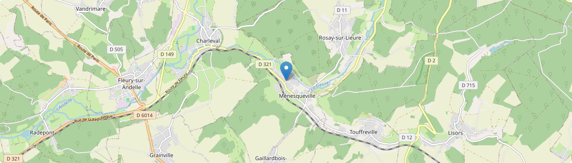 Ménesqueville - Carte