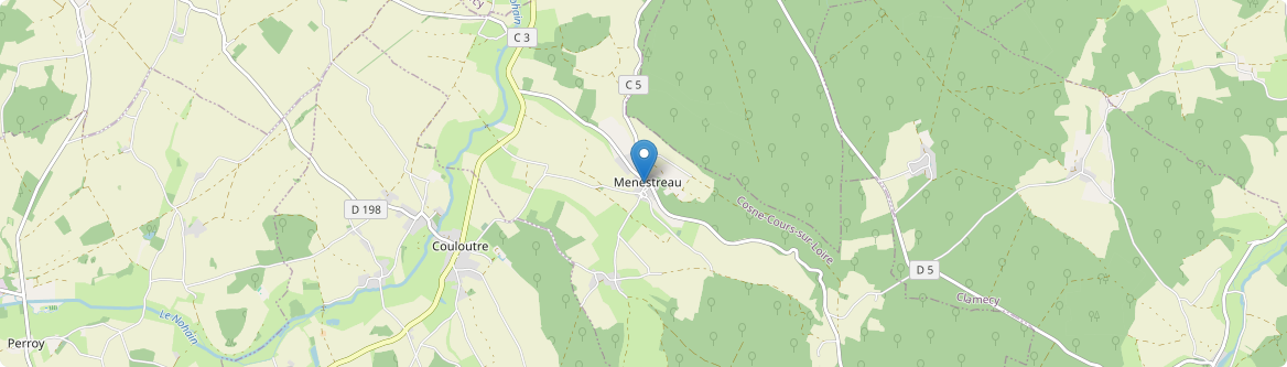 Menestreau - Carte