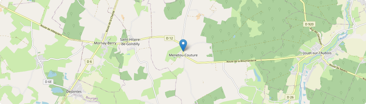 Menetou-Couture - Carte