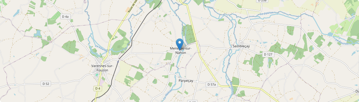 Menetou-sur-Nahon - Carte