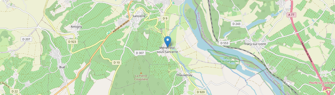 Ménétréol-sous-Sancerre - Carte