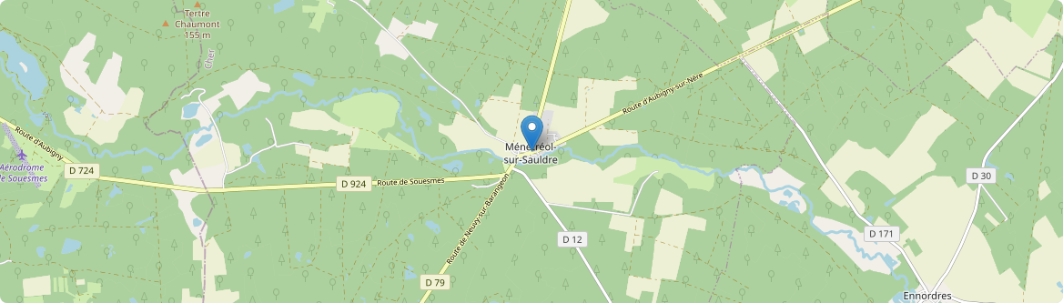 Ménétréol-sur-Sauldre - Carte