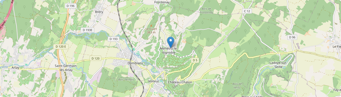 Menétru-le-Vignoble - Carte