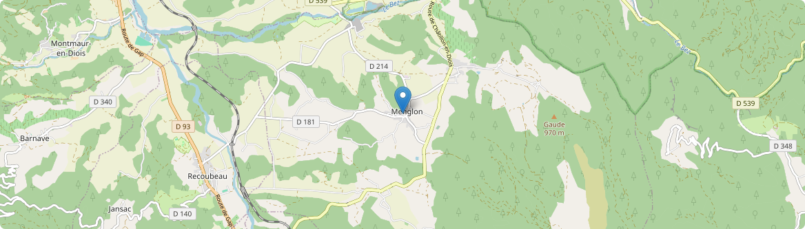 Menglon - Carte