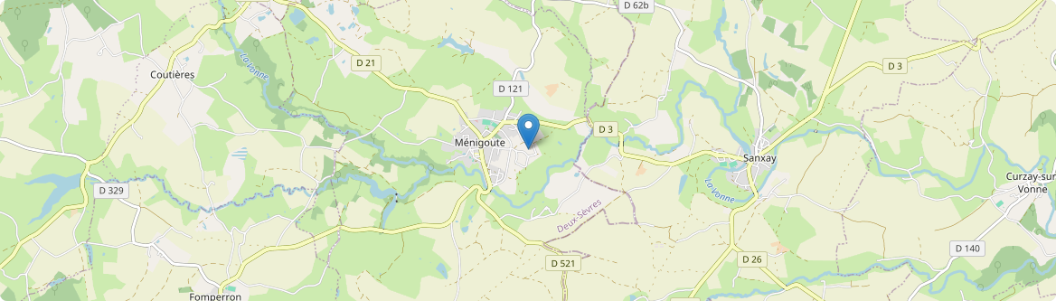 Ménigoute - Carte