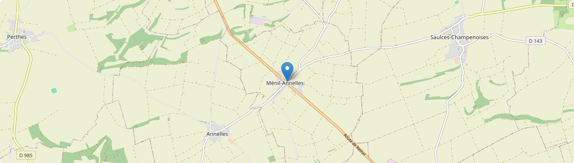 Ménil-Annelles - Carte