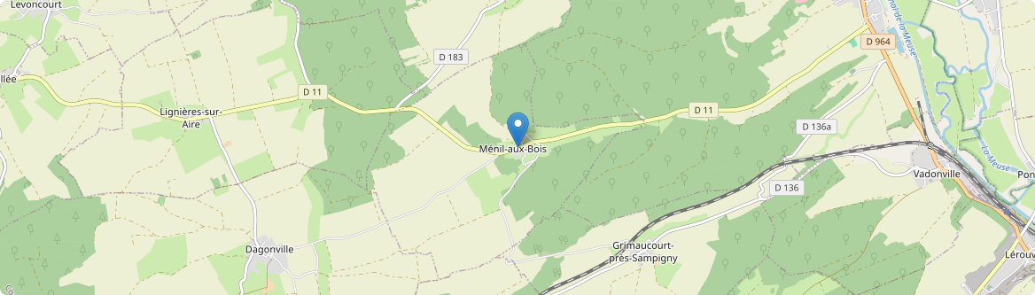 Ménil-aux-Bois - Carte