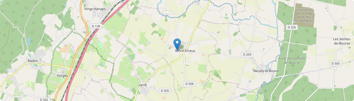 Ménil-Erreux - Carte