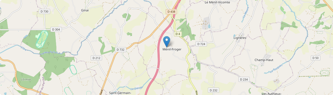 Ménil-Froger - Carte