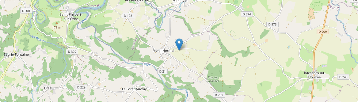 Ménil-Hermei - Carte