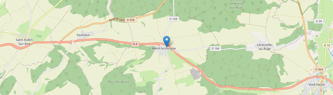 Ménil-la-Horgne - Carte