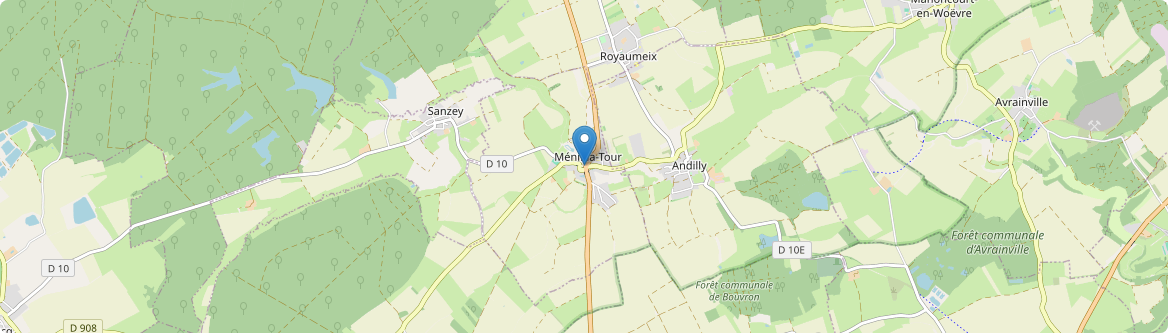 Ménil-la-Tour - Carte