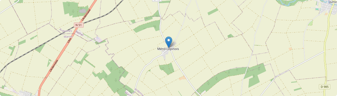 Ménil-Lépinois - Carte