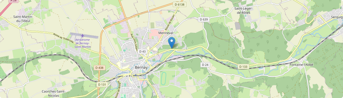 Menneval - Carte