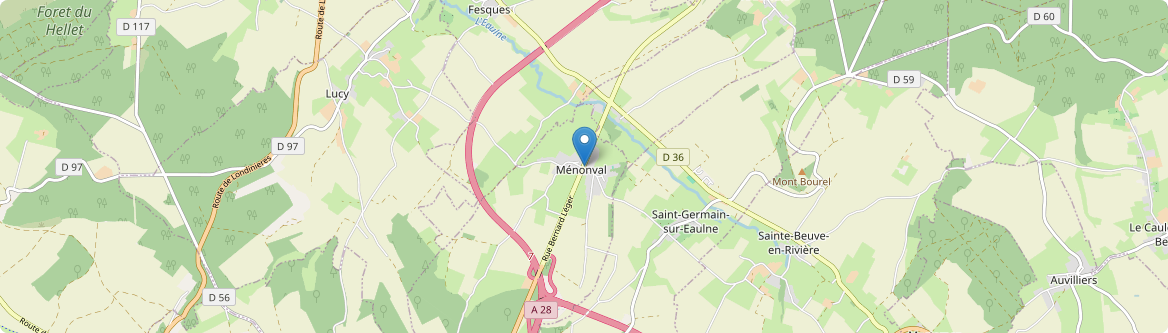 Ménonval - Carte