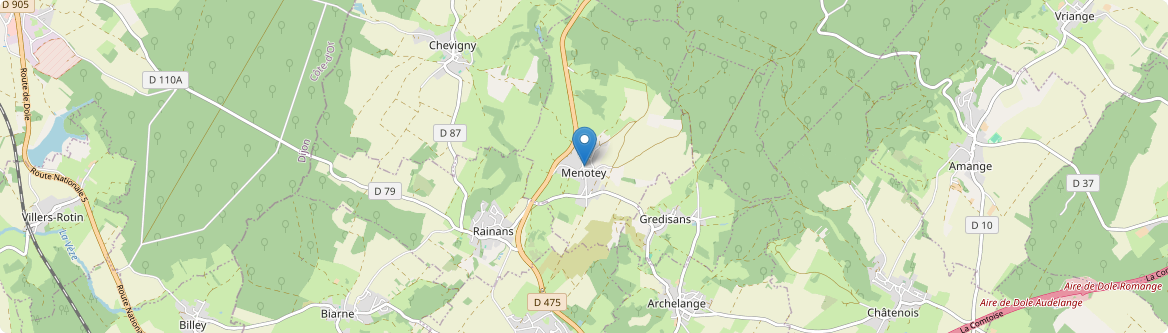 Menotey - Carte
