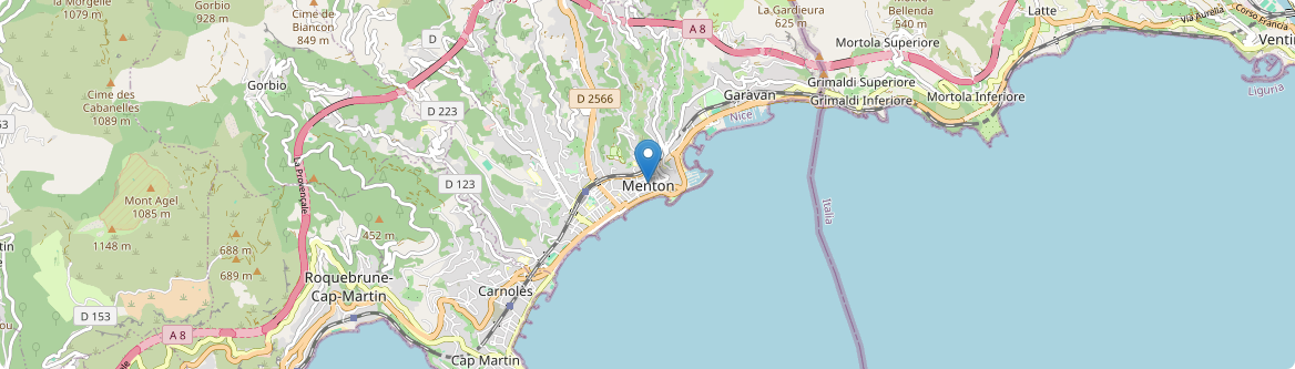Menton - Carte