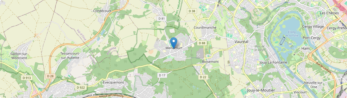 Menucourt - Carte