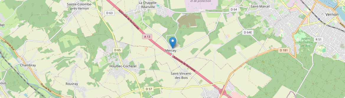 Mercey - Carte