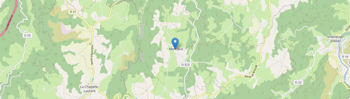 Mercœur - Carte