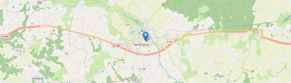 Merdrignac - Carte