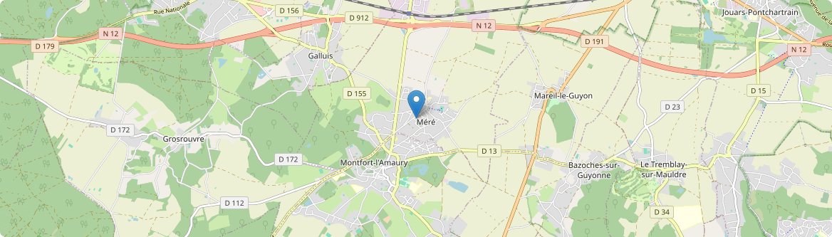Méré - Carte