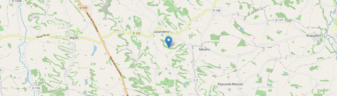 Mérens - Carte