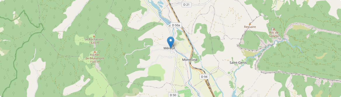 Méreuil - Carte