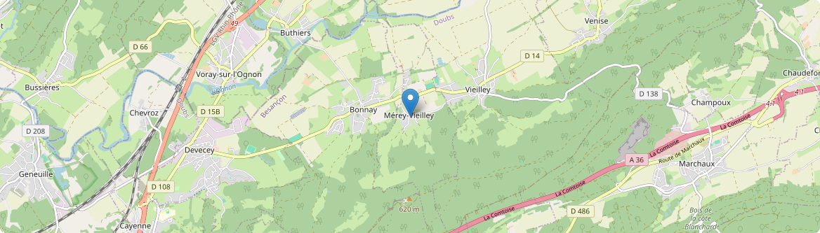 Mérey-Vieilley - Carte