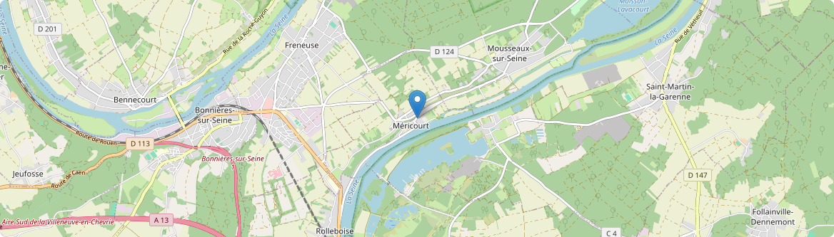 Méricourt - Carte