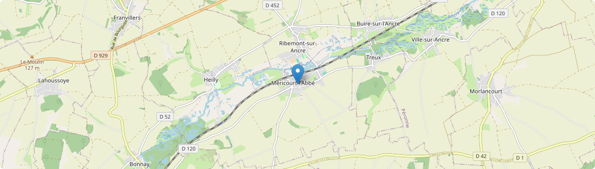 Méricourt-l'Abbé - Carte