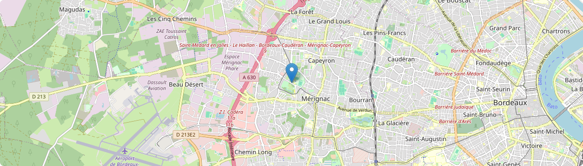 Mérignac - Carte