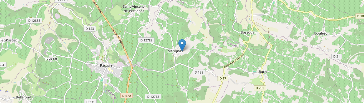 Mérignas - Carte
