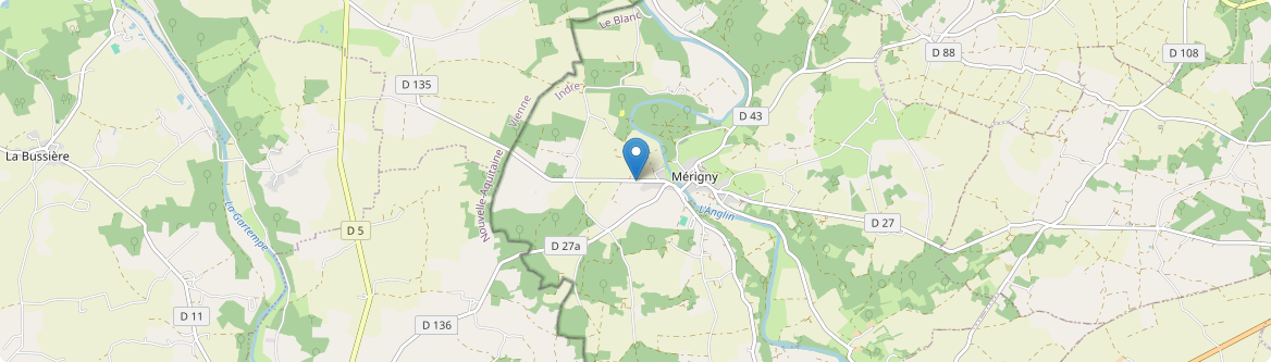 Mérigny - Carte
