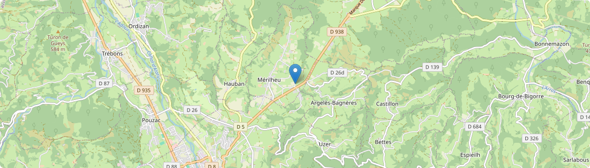 Mérilheu - Carte