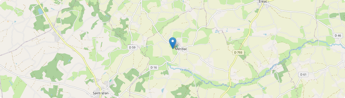 Mérillac - Carte