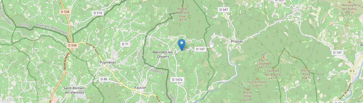 Mérindol-les-Oliviers - Carte