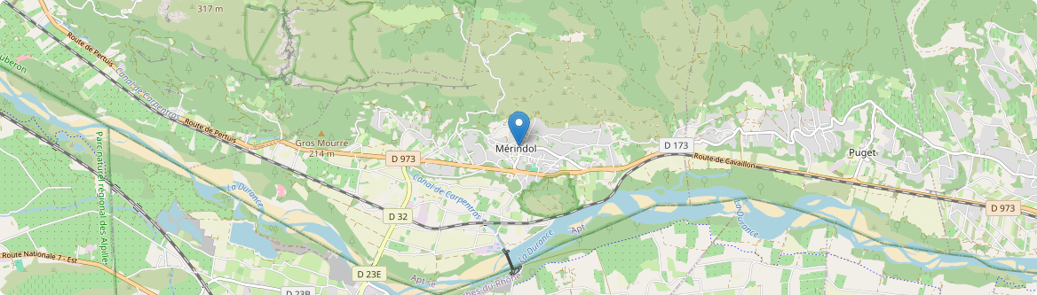 Mérindol - Carte