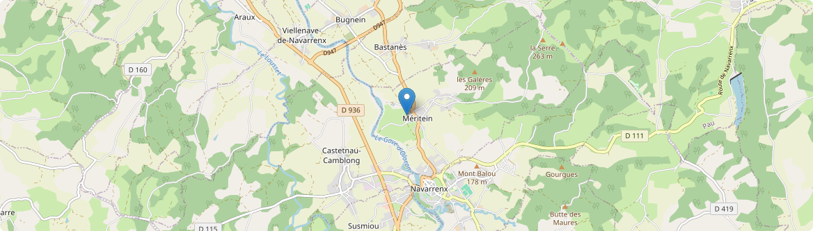 Méritein - Carte