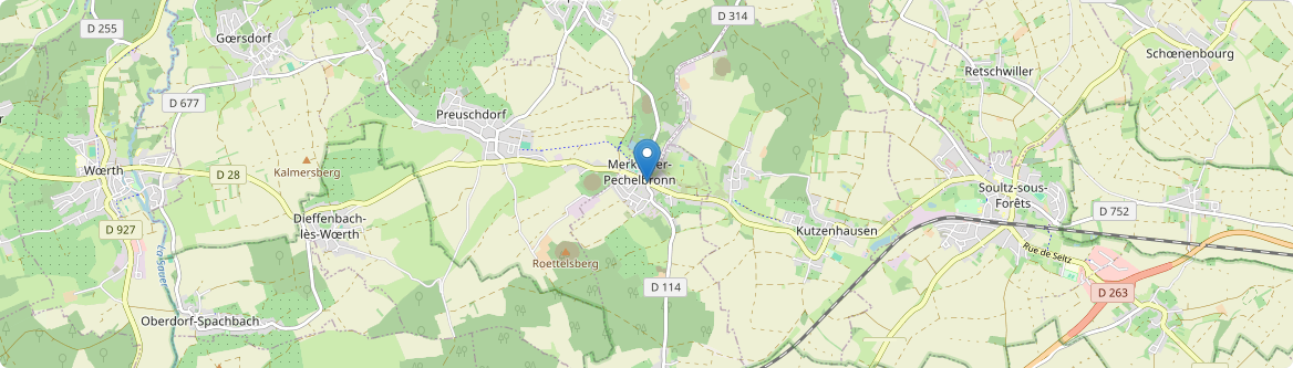 Merkwiller-Pechelbronn - Carte