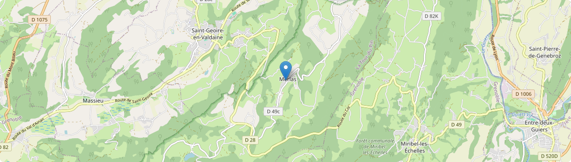Merlas - Carte