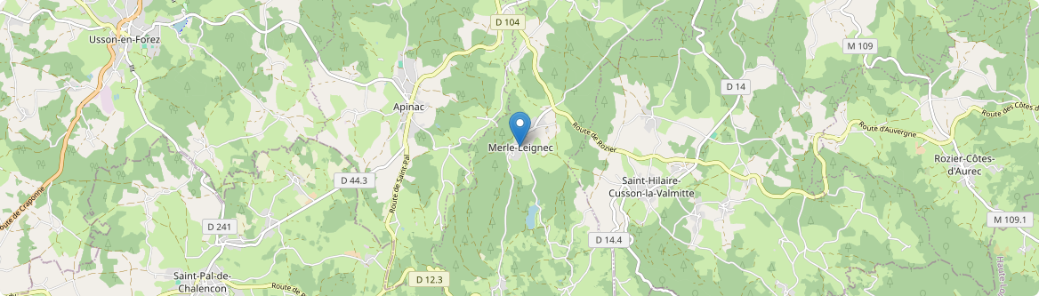 Merle-Leignec - Carte