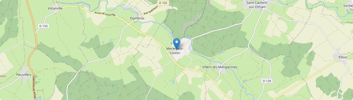 Merles-sur-Loison - Carte