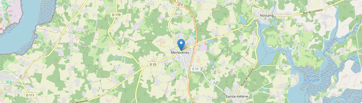 Merlevenez - Carte