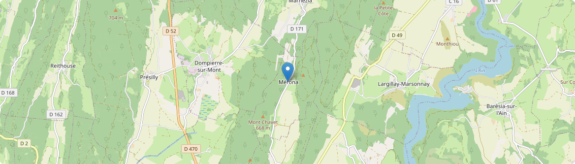 Mérona - Carte
