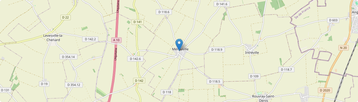 Mérouville - Carte