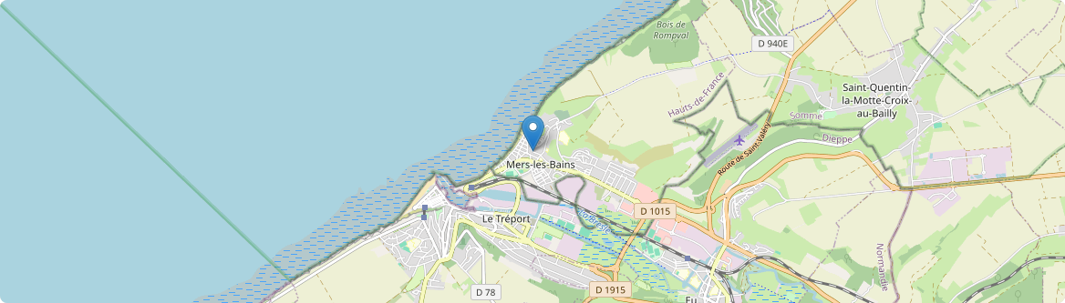 Mers-les-Bains - Carte